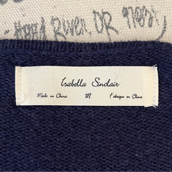 SOLD M Isabella Sinclair Anthro Colorstack Long Sleeve Striped Sweater Dress - Picture 7 of 9